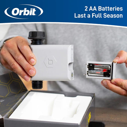 Orbit 21005 B-hyve Temporizador de Grifo de Manguera Bluetooth, Gris