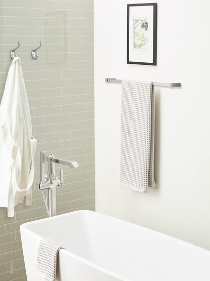 Amerock H5545126 - Gancho decorativo de pared de doble punta, gancho chapado en cromo pulido para abrigos, sombreros, mochilas, bolsas, ganchos para baño, recámara, clóset, entrada, lavadero, oficina