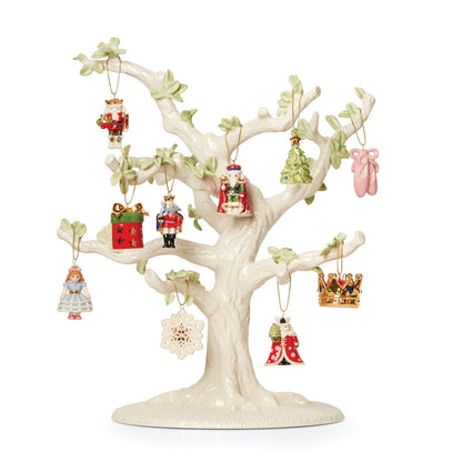 Lenox Butterfly Meadow Set de 10 Adornos de Porcelana - Juego de 10 Adornos Navideños El Cascanueces