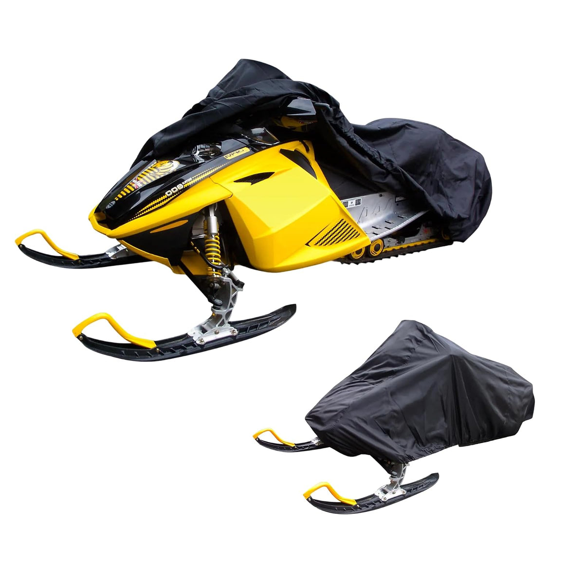 Budge Sportsman - Funda para Motos de Nieve, Impermeable y Resistente a los Rayos UV, protección Resistente, se Adapta a Motos de Nieve de hasta 130 Pulgadas de Largo x 51 Pulgadas de Ancho x 48