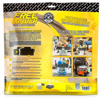 Chemical Guys Freeloader Cubo y Organizador Dolly para Lavar Automóviles/Camiones/Motocicletas/Todoterrenos, Negro ACC621