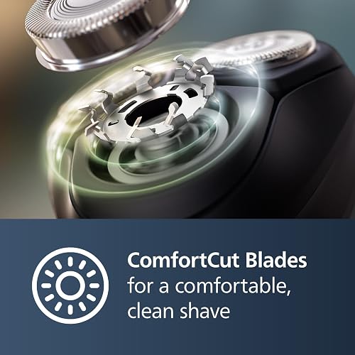 Philips Norelco Shaver 2400, Afeitadora eléctrica inalámbrica recargable con recortadora emergente, X3001/90
