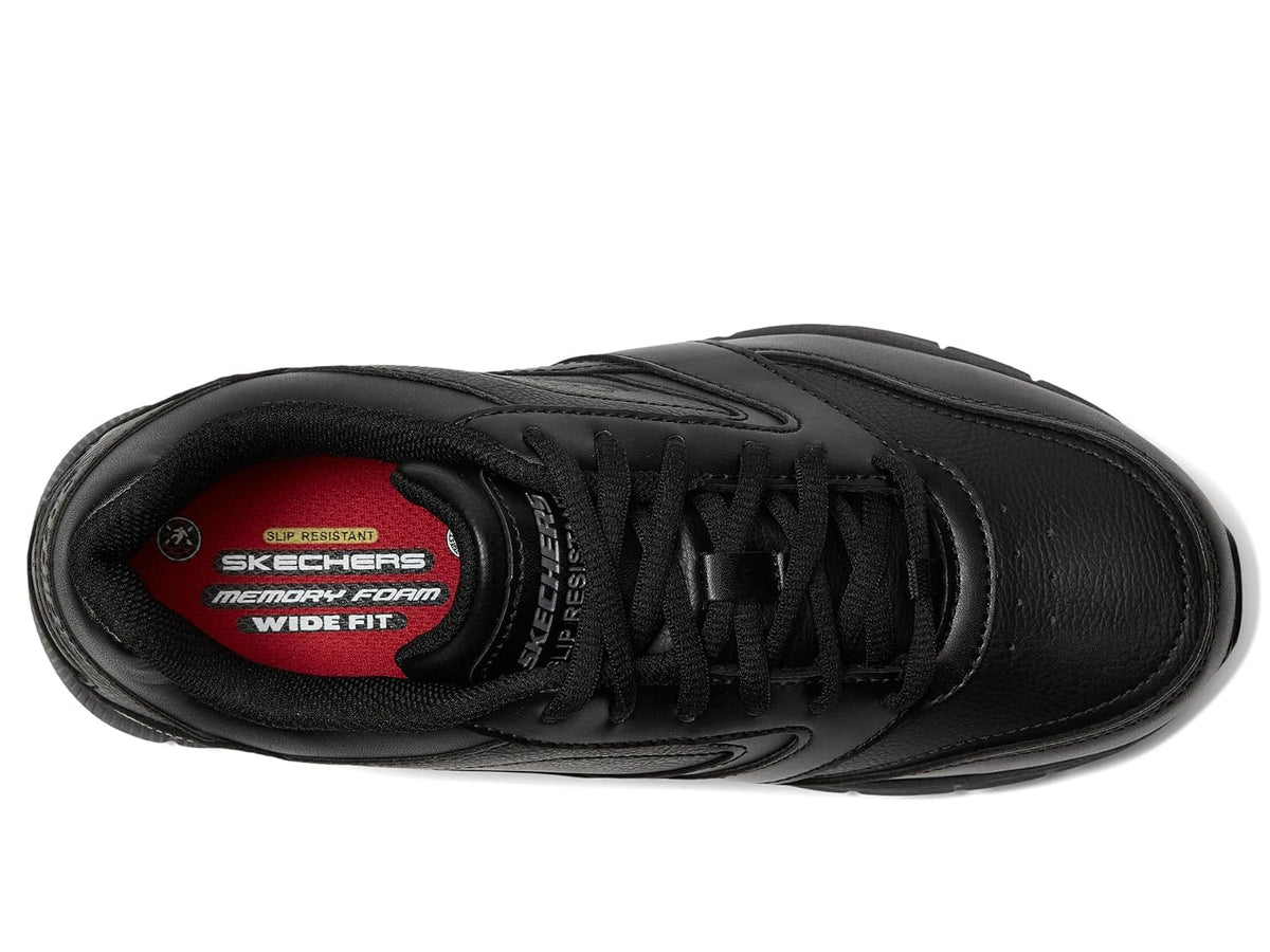 Skechers Nampa-wyola Zapatos para Servicio de Alimentos para Mujer | Trabajo, antideslizante, peligro eléctrico, ajuste relajado, espuma viscoelástica
