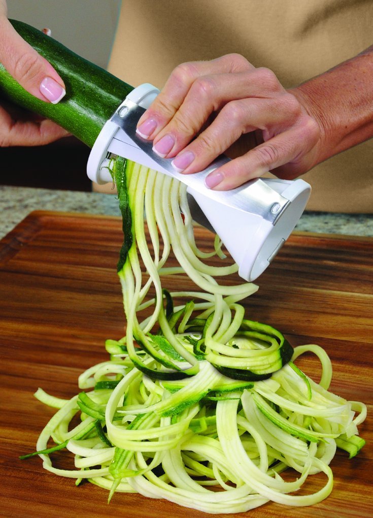 Veggetti Spiral Rebanador de Vegetales, hace pasta de vegetales