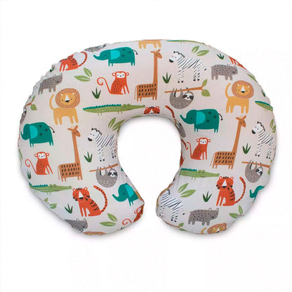 Boppy Funda para Almohada de Lactancia, Mezcla de Algodón - Neutral Jungle