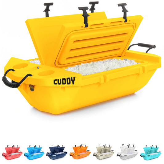 GoSports Outdoors Cuddy - Enfriador Flotante y Recipiente de Almacenamiento en seco para Tierra y Agua, 40 Cuartos de galón, Ideal para río, Playa, Kayak, Piscina y Lago, múltiples Opciones de Color