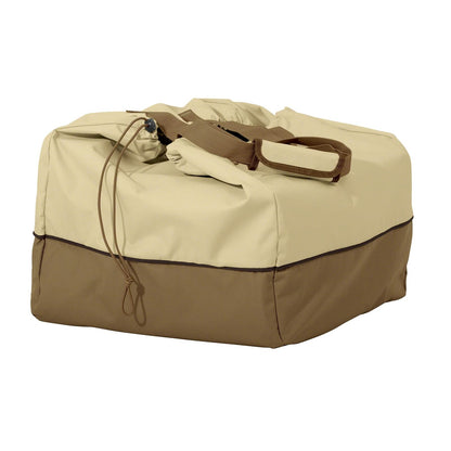 Classic Accessories Veranda - Cubierta Rectangular Resistente al Agua para Parrilla de Mesa, 20 x 16 x 15 Pulgadas