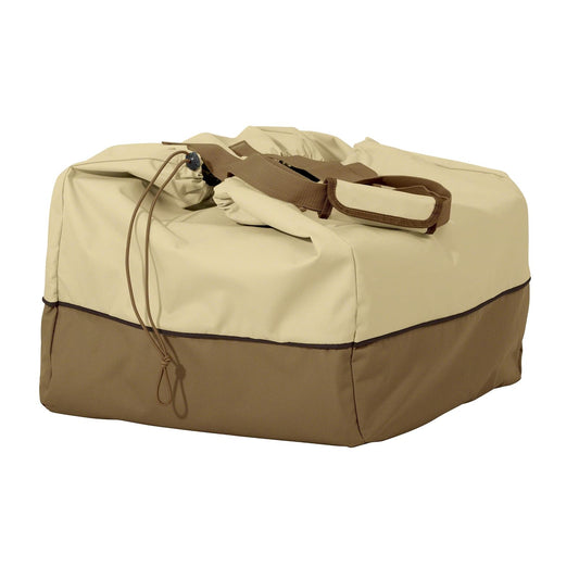 Classic Accessories Veranda - Cubierta Rectangular Resistente al Agua para Parrilla de Mesa, 20 x 16 x 15 Pulgadas