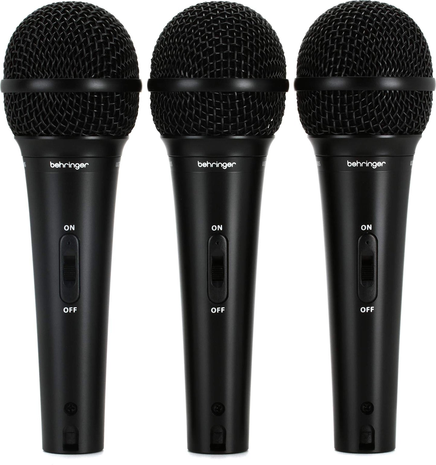 Behringer XM1800S Micrófonos dinámicos e instrumentales cardioides dinámicos (juego de 3)