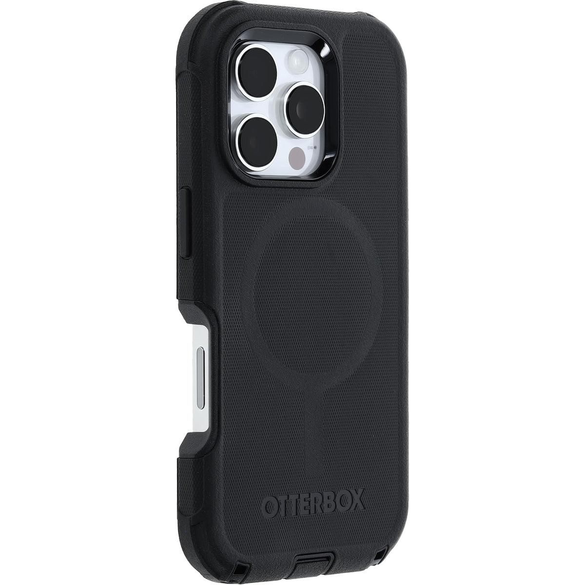 OtterBox - Funda para iPhone 16 Pro Defender Series, color negro (una sola unidad se envía en bolsa de plástico)