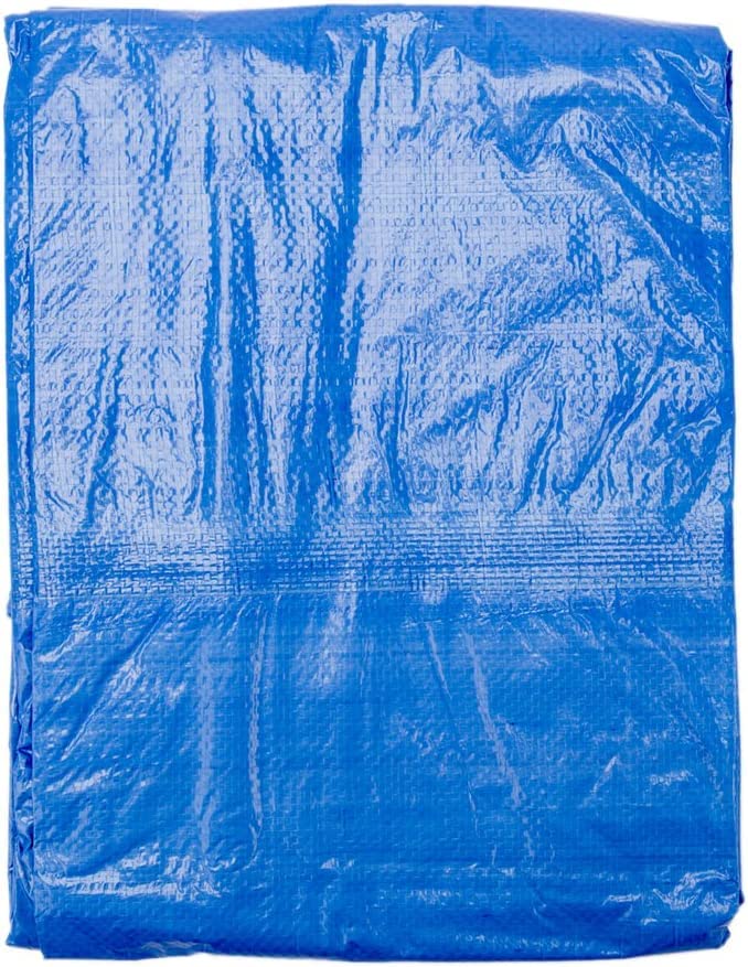 Grizzly Tarps GTRP68 6-Feet X 8-Feet Blue Multi-Purpose 6ml Cubierta impermeable de lona de polietileno con tienda de campaña Refugio Lona de camping by Grizzly Tarps