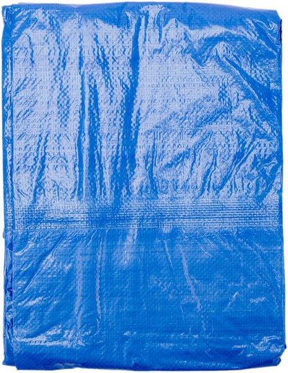 Grizzly Tarps GTRP68 6-Feet X 8-Feet Blue Multi-Purpose 6ml Cubierta impermeable de lona de polietileno con tienda de campaña Refugio Lona de camping by Grizzly Tarps
