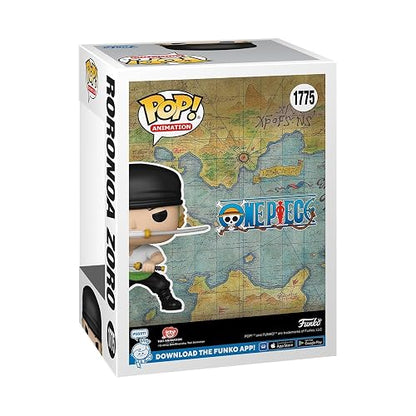 Funko Pop! Animation: One Piece - Zoro - 1 in 6 Chance of Rare Chase | Mercancía Oficial de Anime - Figura de Vinilo Coleccionable para Decoración - Regalo de Cumpleaños para Fans