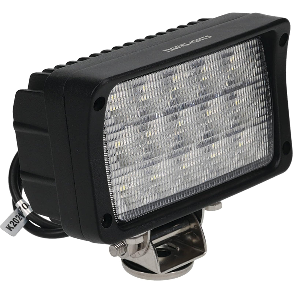TIGERLIGHTS TL130F - Luz de inundación LED rectangular de 3500 lúmenes, 55 vatios, 4.5 amperios, 12V-24, 4 [pulgadas] longitud, 6 ancho [pulgadas], luz todoterreno de inundación