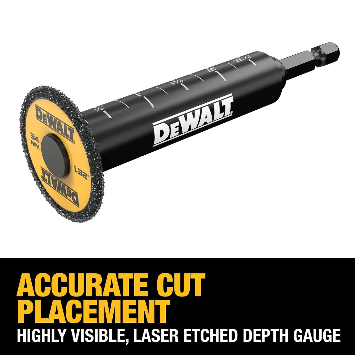 DEWALT Impact Connect Cortador de tubos de PVC, rueda de corte de grano de diamante (DWAIPCIR)