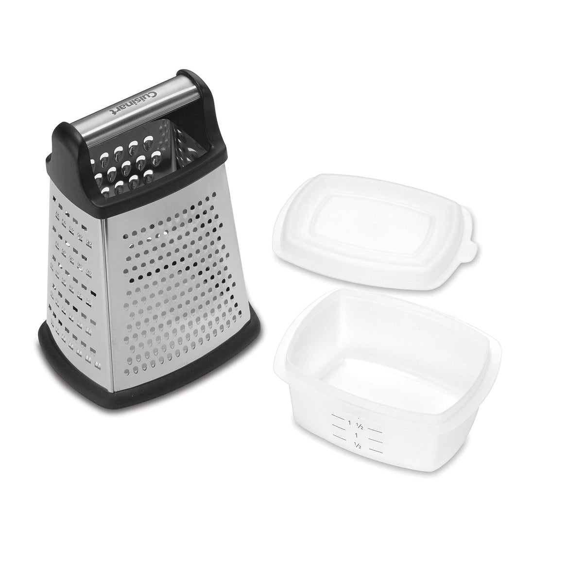 Cuisinart CTG-00-BGS Rallador de caja con almacenamiento, Plata