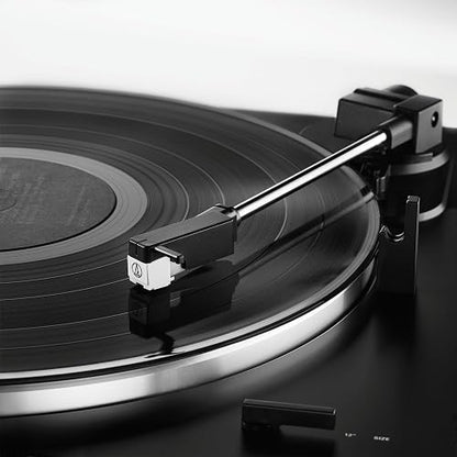 Audio-Technica AT-LP60XBT-BK Tocadiscos inalámbricos Totalmente automáticos de transmisión por Correa (Negro) (ATLP60XBTBK)