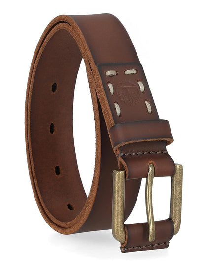 Timberland Cinturón de Piel Genuina para Niño - Marrón - Grande
