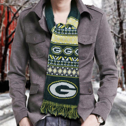 NFL JTNFL-3041-GB Bufanda para Invierno Packers Unisex Adulto, Color Verde, Unitalla