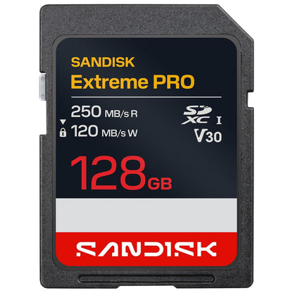 SanDisk Extreme Pro Tarjeta SD UHS-I 64GB 200MB/s - Nueva versión - 128GB