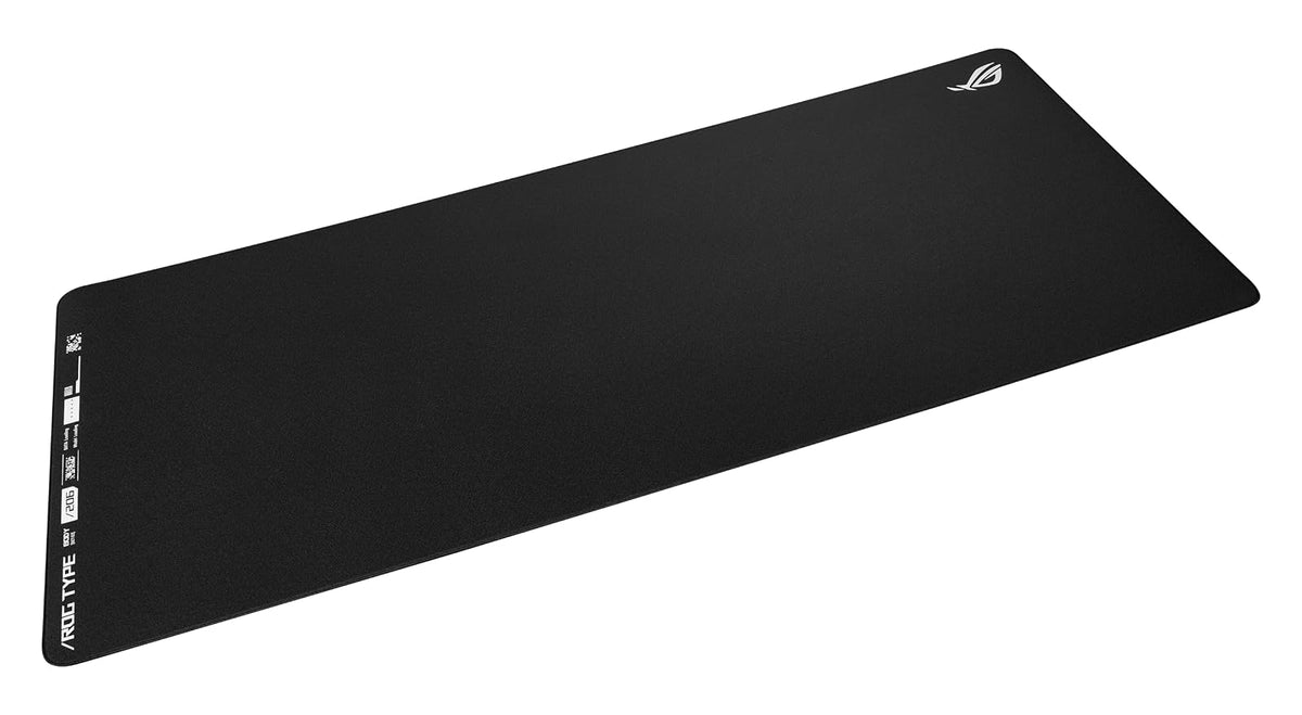 ASUS ROG Hone Ace XXL Mousepad A Prueba de Agua Negro para Shooters y MOBA | Superficie híbrida de tela con nano-recubrimiento, base viscoelástica antideslizante, 900x400x3mm, repele agua y polvo