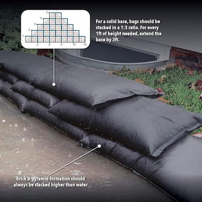 Quick Dam QD1224-6 Bolsas de inundación activadas por Agua