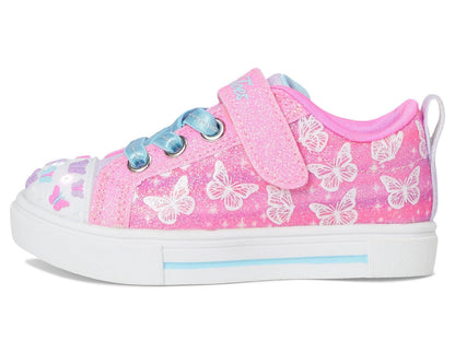Skechers Twinkle Sparks - Zapatillas de Deporte con Efecto Degradado | Casual, iluminado, adornado con lentejuelas, cierre adaptativo, plantilla acolchada