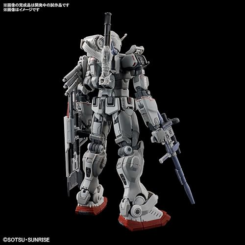 Bandai Hobby HG - Gundam EX RFV, Requiem for Vengeance, Escala 1/144, Kit | Estante sable móvil, cinturón municiones flexible, escudo con detalles traseros, rifle de haz y 3 sables incluidos, para 8+