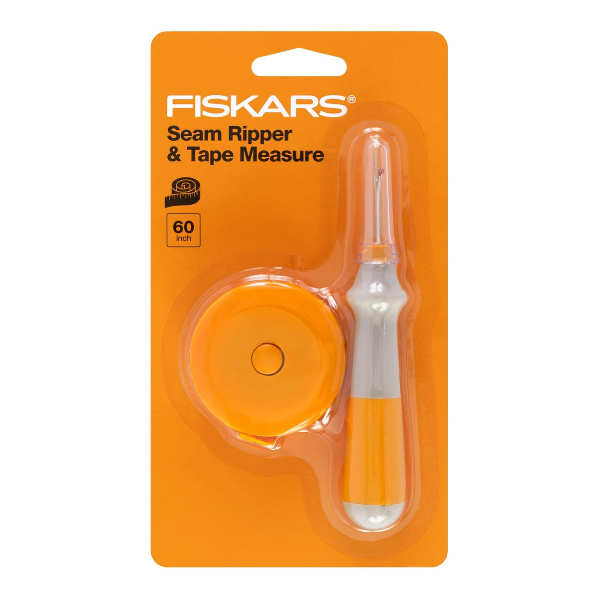 Fiskars - Juego de cinta métrica y desgarrador de costuras