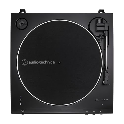 Audio-Technica AT-LP60XBT-BK Tocadiscos inalámbricos Totalmente automáticos de transmisión por Correa (Negro) (ATLP60XBTBK)