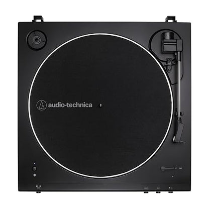 Audio-Technica AT-LP60XBT-BK Tocadiscos inalámbricos Totalmente automáticos de transmisión por Correa (Negro) (ATLP60XBTBK)