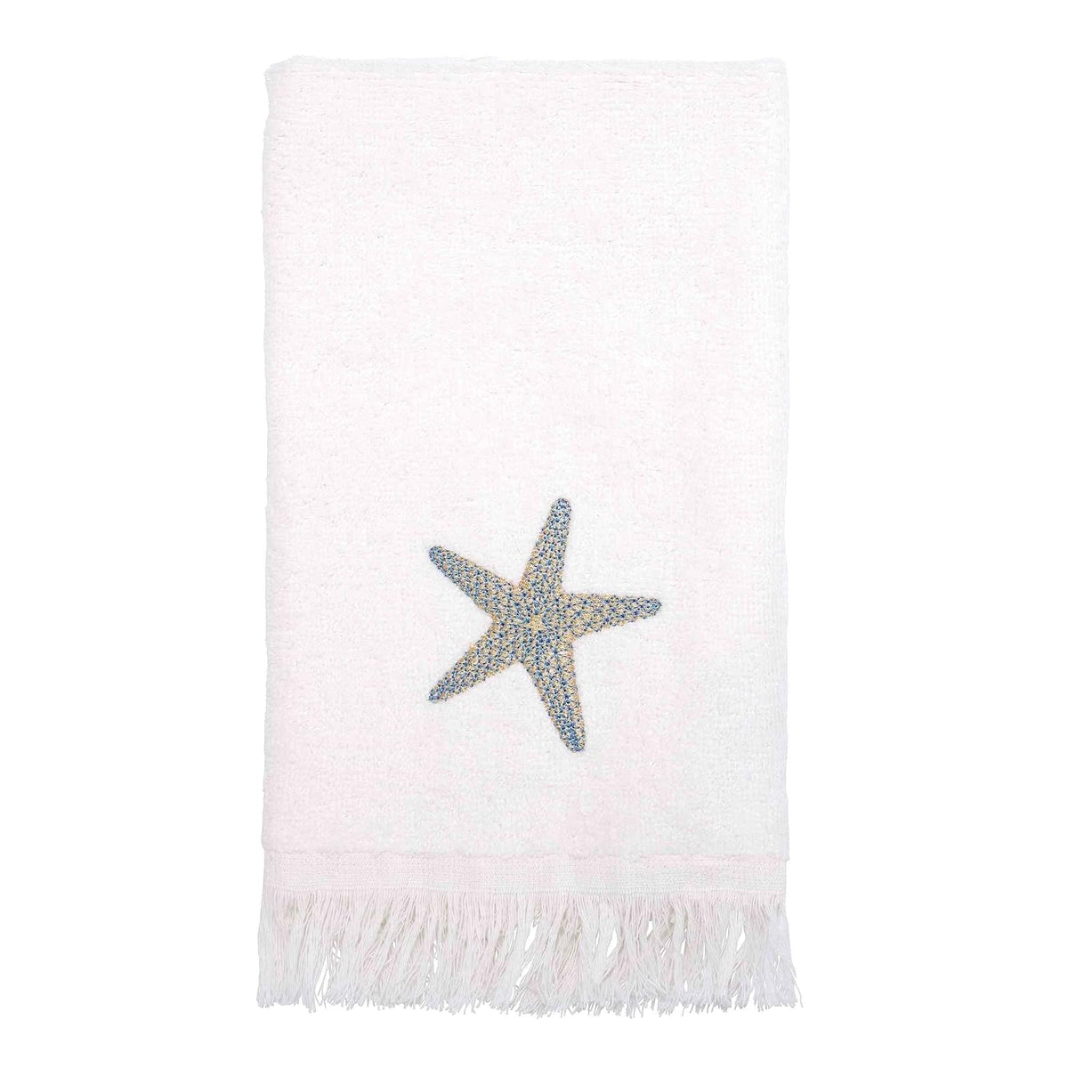 Avanti Linens - Juego de Toallas de 3 Piezas, algodón Suave y Absorbente, decoración Costera del hogar (por The Sea Collection, Blanco)
