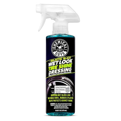 Chemical Guys Galactic Black Wet Look Tire Shine Dressing, para un Nuevo Nivel de Brillo y Profundidad de Negro, Seguro para Automóviles, Camiones, Motocicletas, vehículos recreativos y más, 473 ml