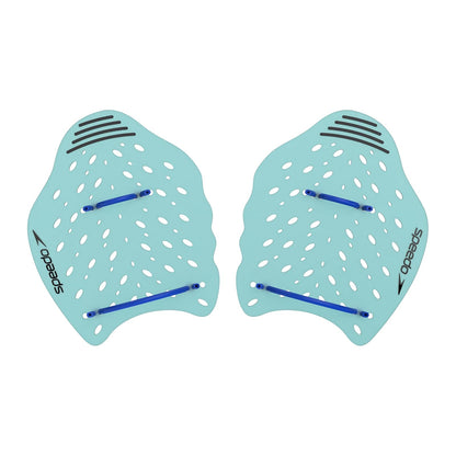 Speedo Power Plus Paletas de Natación para Adulto - G - Vidrio ártico