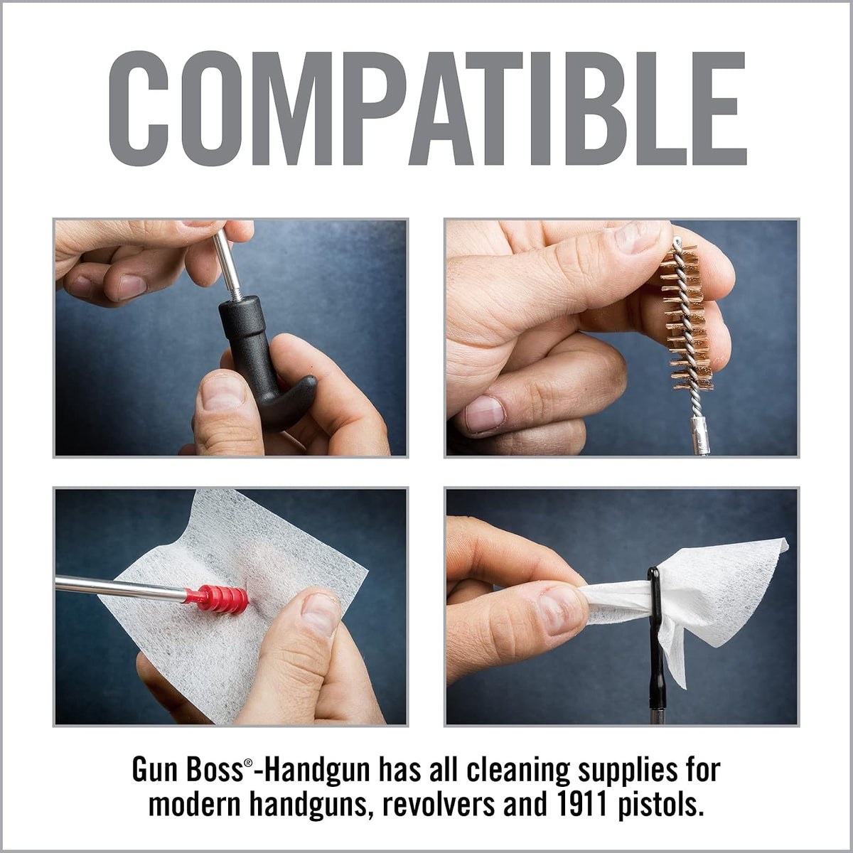 Real Avid Gun Boss - Kit de Limpieza para Pistola