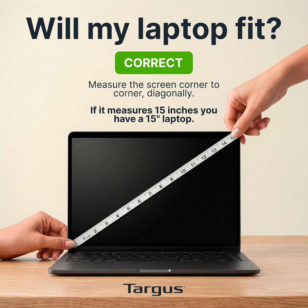 Targus Business Casual Slipcase with Shoulder Strap for 15.6-Inch Laptops, Black (TSS898)