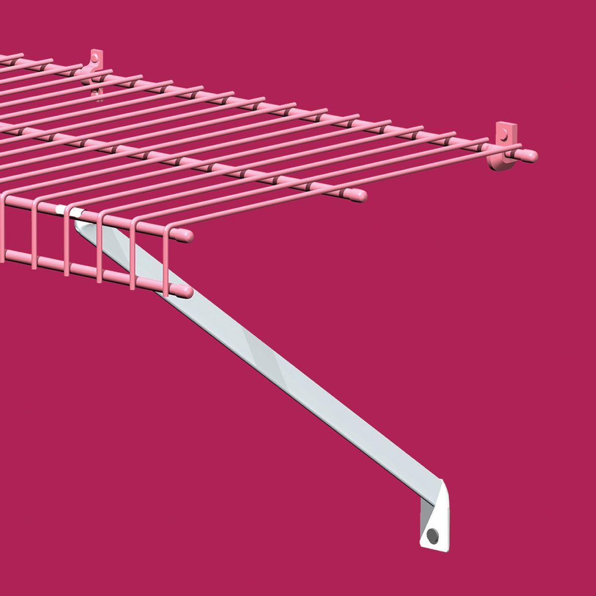 ClosetMaid 21775 12-Inch Support Brackets for Wire Shelving, 12-pack