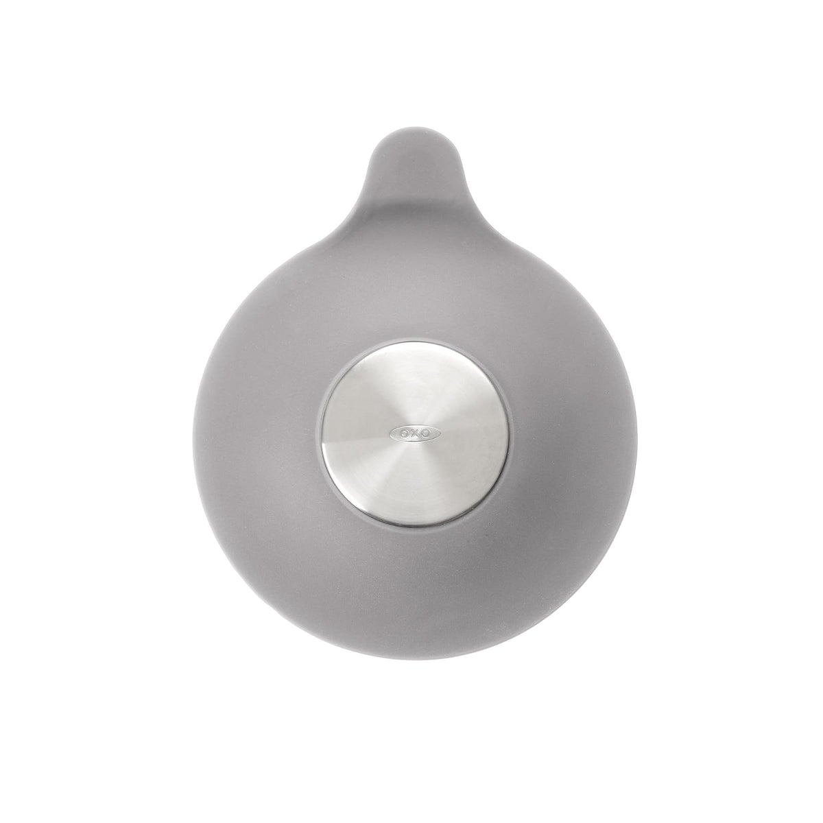 OXO Good Grips Retenedor de agua para fregadero, gris | Sellos de succión resistentes, se adapta a desagües estándar, resistente al óxido