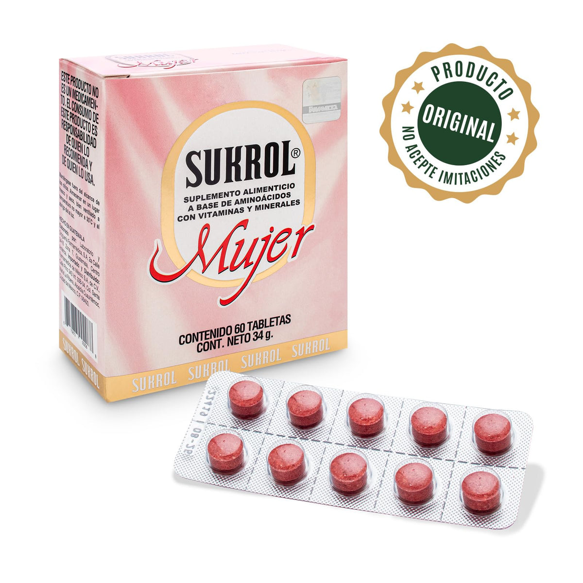 Sukrol Mujer 60 Tabletas