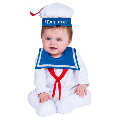 Rubie's Baby Ghostbusters Classic Stay Puft Costume Romper, As Shown, 6-12