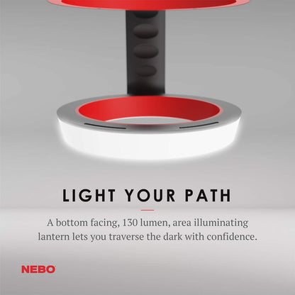 NEBO 6668 GLOW - Luz + mango para tu vaso de 30 onzas - Yeti Rambler, Ozark Trail y más