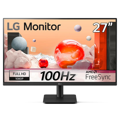 LG Monitor 27MS500-B IPS Full HD (1920 x 1080) 27" Refresh Rate 100 Hz, Tiempo de Respuesta de 5 ms (GtG), Contrast Ratio 1000:01:00, Protección Ocular