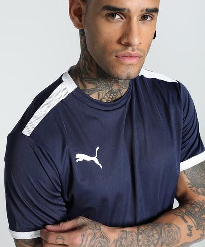 Puma Camiseta de Rayas Teamliga Camiseta para Hombre