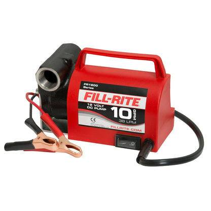 Fill-Rite 10 GPM - Bombas de transferencia diésel portátiles (serie 1600), Pump & Power Cord, port, 10