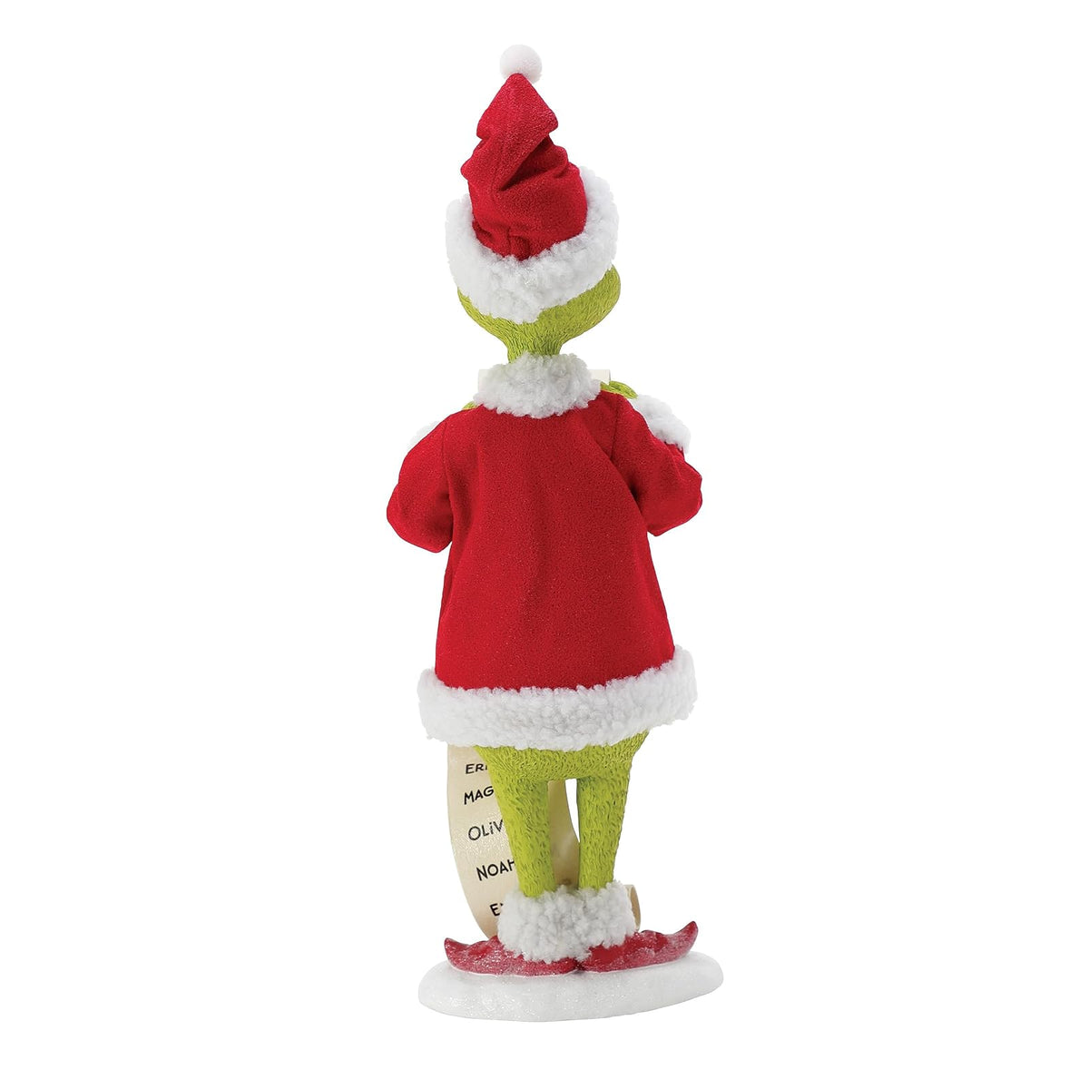 Department 56 Possible Dreams Dr. Seuss Grinch Holding Nice List Figurine, 12 Pulgadas, Multicolor