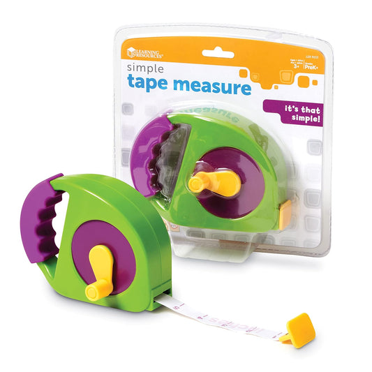 Learning Resources LER9153 Cinta Métrica Simple, Up To 4 Ft, Multicolor