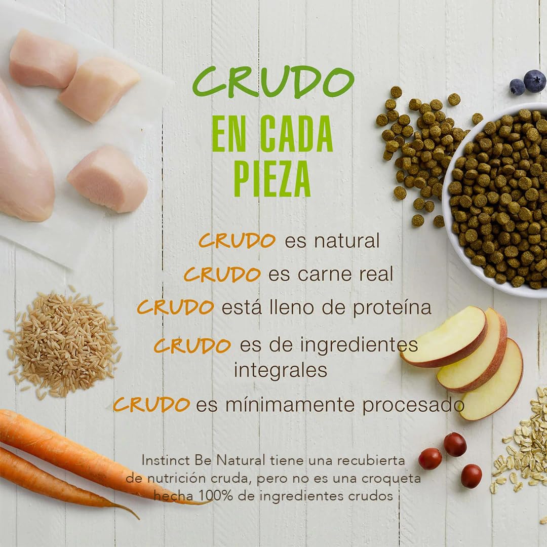 Instinct Be Natural Croquetas para Gato Receta de Pollo, 900 g