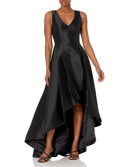 Calvin Klein Vestido sin Mangas con Cuello en V y Cierre Trasera. Vestido Formal para Mujer