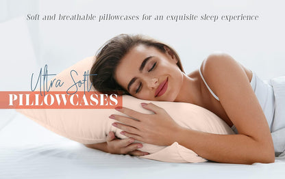 Elegant Comfort - Paquete de 4 fundas de almohada sólidas de 1500 hilos de calidad egipcia, fácil cuidado, tela suave, resistente a las arrugas y a las manchas, fácil de poner, juego de 4 piezas, funda de almohada King, color rojo