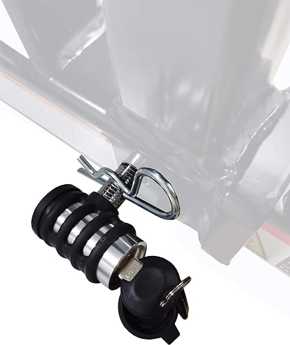 MaxxHaul Pin de Bloqueo Roscado 50376 para Soportes de Bicicleta 70210, 50250 y 50606, Negro